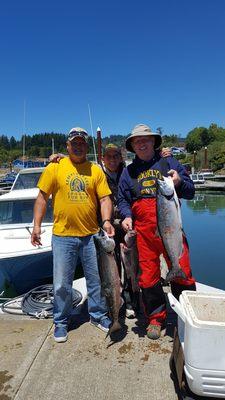 Two salmon and 5 rock fish made for a good day on the water!