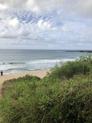 A nearby beach, and a great spot for a session.