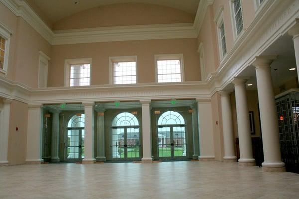 Patrick Henry College Interior Columns