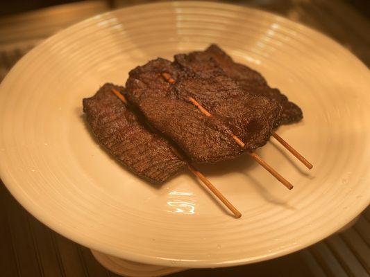 Teriyaki Beef on a stick