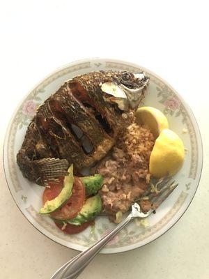 Fried Mojarra Dish