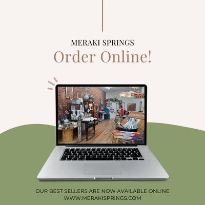 Order online @ www.merakisprings.com