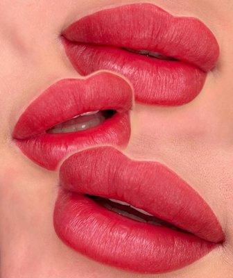 Lips Blushing