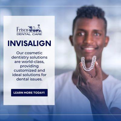 Contact us to learn more about our Invisalign services!