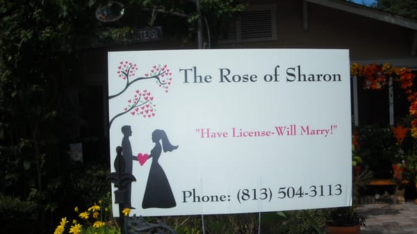 "Have License Will Marry!"