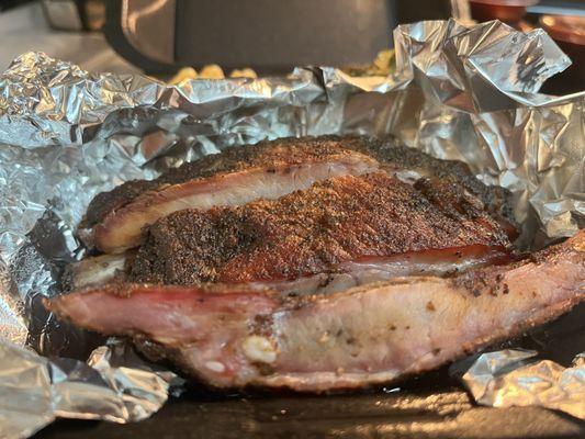 Close up of ribs