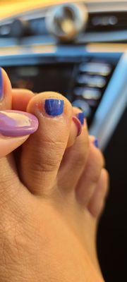 This is my freshly done pedi... need I say I say more!!?