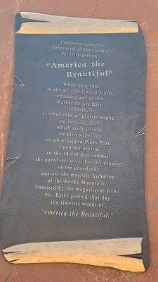 "America the Beautiful"  07-09-2022