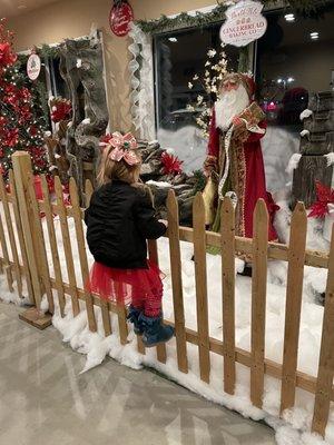 Christmas display at Maple Leaf Farms