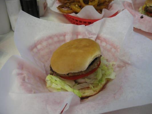 Alligator burger - yum!