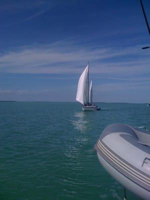 calm water sailing