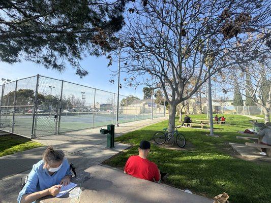 Tennis court and senior center #tennis #senior #cleanparksla