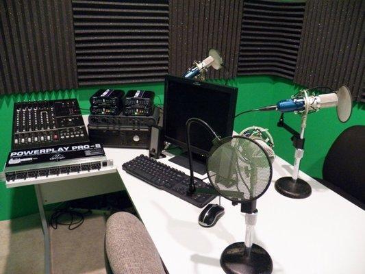 Podcast room.