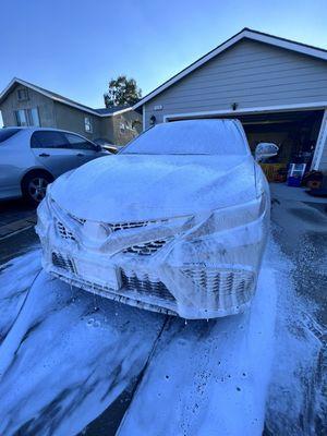 Foam Bath On Camry