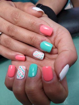 Spring polkadot fun!