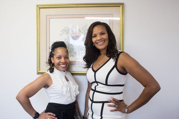 Turner of Life Counseling staff: Dr. Waynette Turner to the right. Ms. Deondra Crippen to the left.