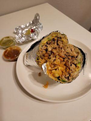 Chicken super burrito