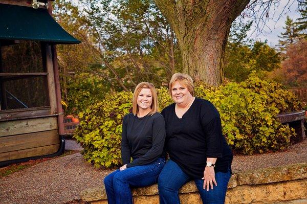 Our hygienist's, Kathy (left) and Linda (right)