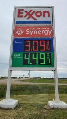 Exxon Gas Prices on 11-22-2022