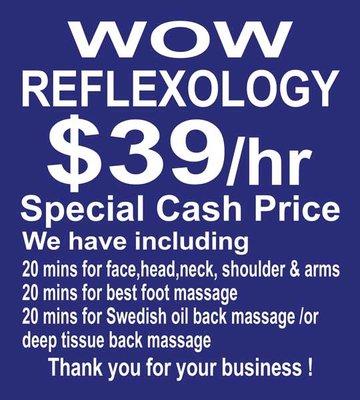 Massage Specials.