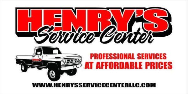 Henry's Service Center is here to offer professional services at affordable pricing.