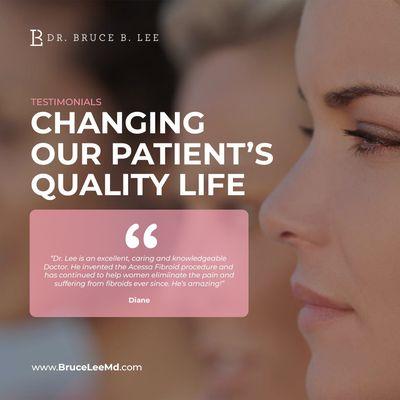 Changing the Quality of Patients lives