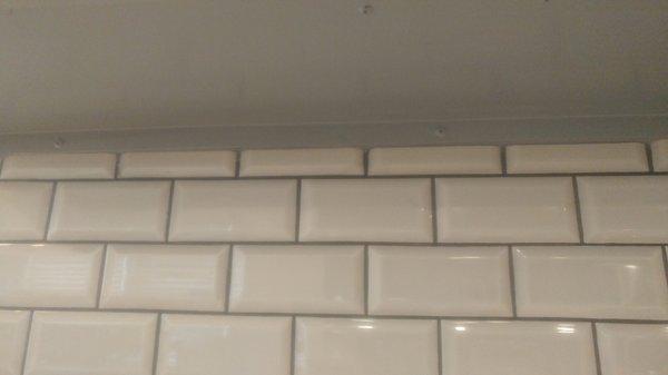 Tile backsplash installed by peterson painting