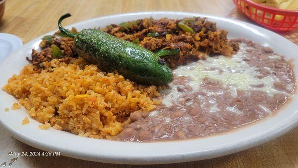 Machaca plate!