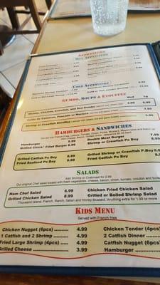 Real menu