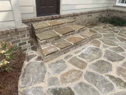 Fixed complete on the old pave patio pic1