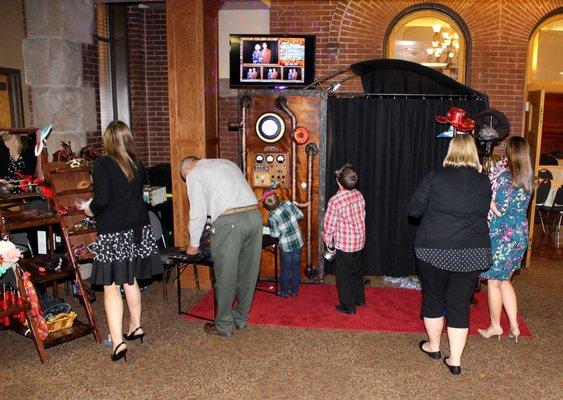 Our Vintage Time Machine Photo Booth At A Wedding.