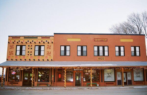 The Historic Shaffer Hotel and Dining Room Built in 1923.