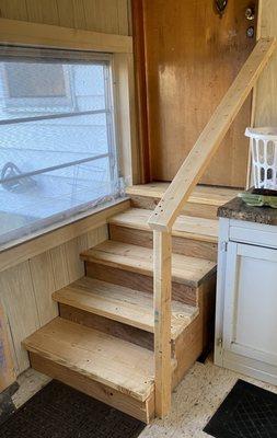 New set of stairs