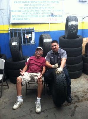 Joe and Abel from Welch's Tire