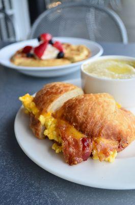 Brunch - Egg and cheese croissant