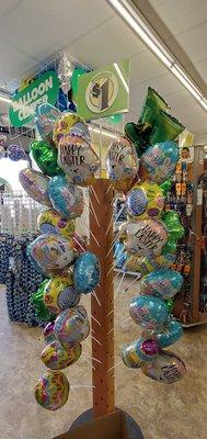 No time for more photos, but this one:  $1.00 Cute mini shamrock hats,  Easter balloons on a stick.  3/3/2021