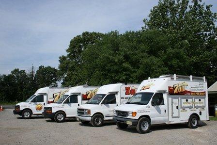 Trained service techs with 24/7 emergency services