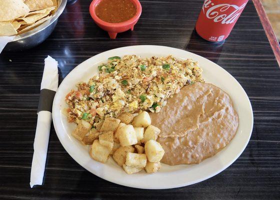 Huevo con machaca