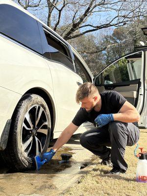 Wheel Cleaning