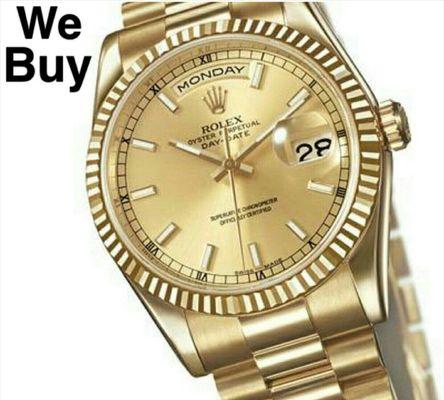 We buy watches!