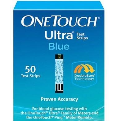 Onetouch Ultra Blue 50ct Test Strips on Sale for 45.99