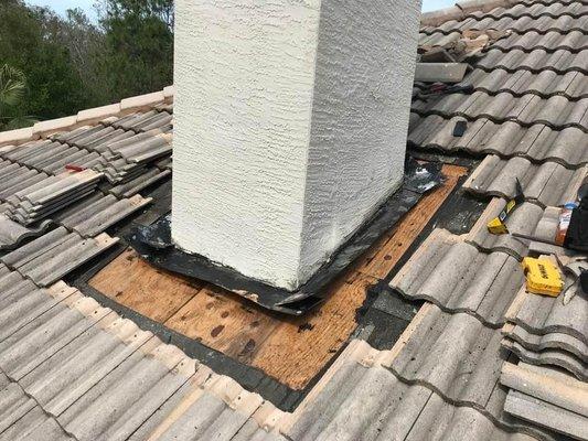 Chimney leak