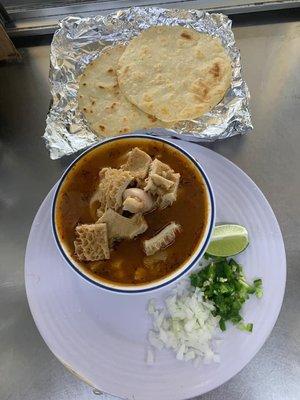 Rico especial de menudo.