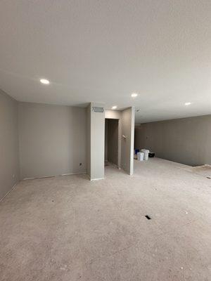 Professional painted interior