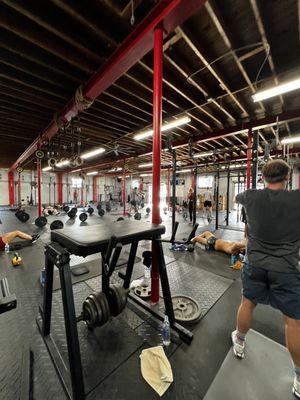 Huge gym floor