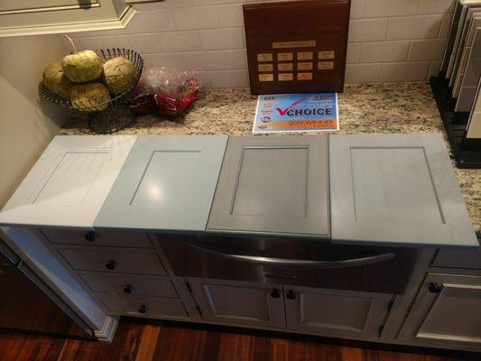 Kitchen cabinet options from Great Lakes Countertops & Kitchens.