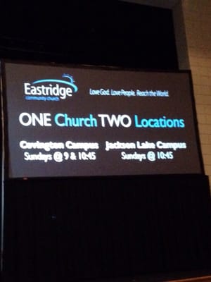 One Church Two Locations.