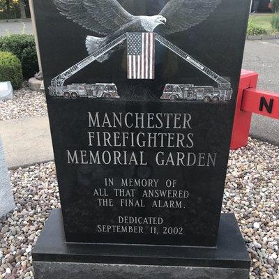 Manchester Fire Fighters Memorial Garden