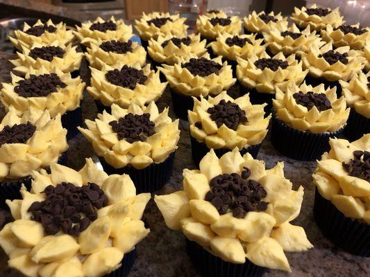 Sunflower Cupcakes!