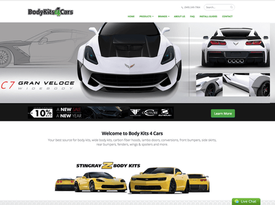 Sample of our work: BodyKits4Cars